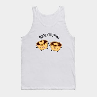 Hap-pie Christmas Funny yChristmas Pun Tank Top